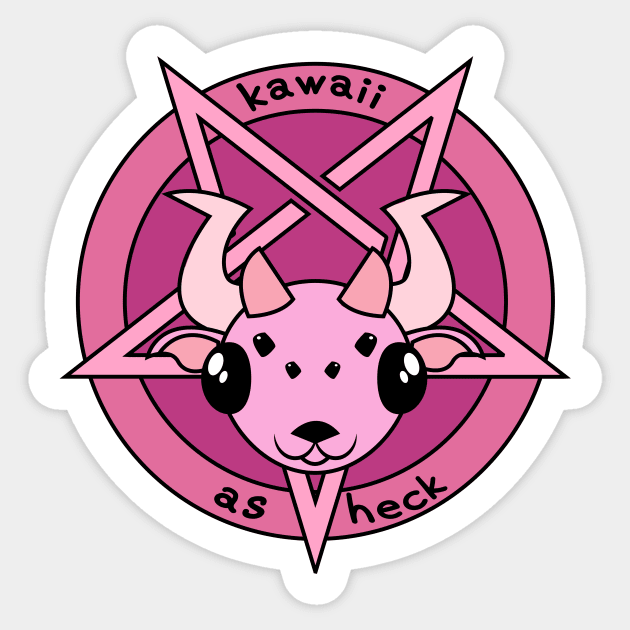 Kawaii as Heck Sticker by RadicalLizard